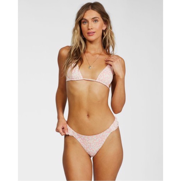 🔆 Billabong Ditsy Darling Scoop Hike Bikini Bottom - Picture 2 of 10